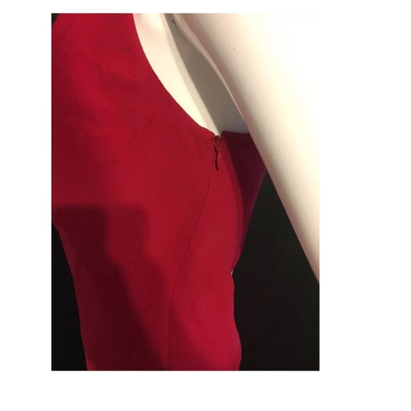 NWT $475‎ Haute Hippie Cowl Neck Racerback Silk Dress Red [SZ Medium ] - Picture 5 of 9